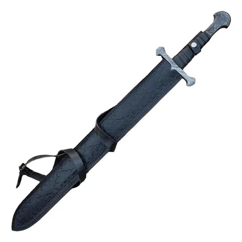 Handmade Damascus Steel Viking Sword 30" Best Damascus By Cosplay Swords