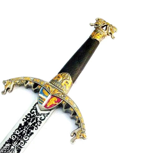 Richard the Lionheart Sword 41" Polished Stainless Steel Medieval Longsword King Replica