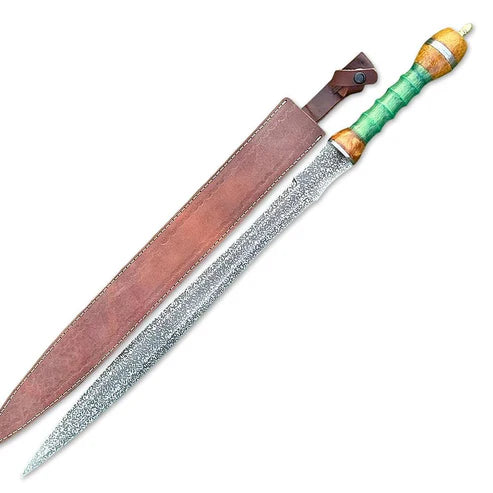 32" Handmade Stainless Steel Roman Gladius Sword With Leather sheath By Cosplay Swords