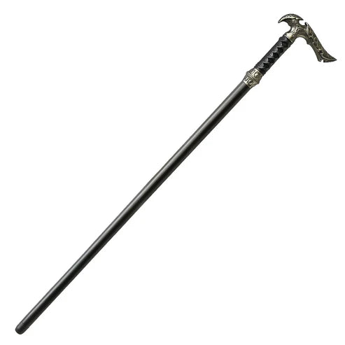 Handmade Black Axios Sword Cane 23" Carbon Steel Blade By Cosplay Swords