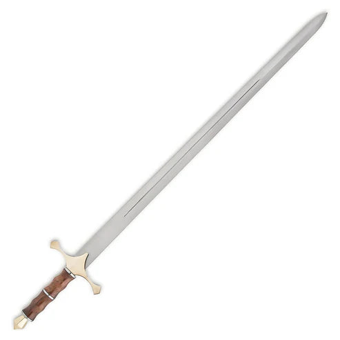 40.5” Mount Carmel Medieval Sword Stainless Steel Blade with Premium Wood Handle