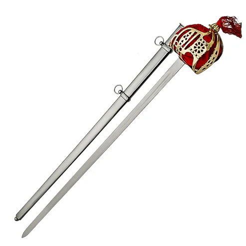 41" Scottish Basket Hilt Sword Hand Forged Stainless Steel Replica by Cosplay Swords