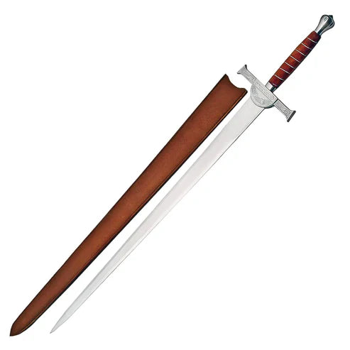43” Handmade MacLeod Clan Broadsword Stainless Steel Scottish Replica by Cosplay Swords