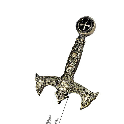 Legends In Steel Knights Templar Long Sword 42" Medieval Crusader Replica By Cosply Sword