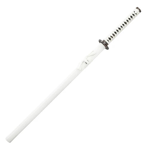 41 3/4" Shinwa White Knight Black Damascus Sword Full Tang Katana By Cosplay Swords
