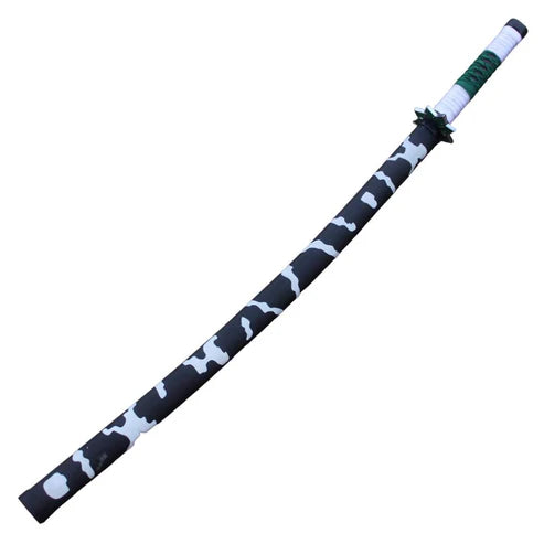 Sanemi Shinazugawa Wind Pillar Nichirin Sword 41" Full Tang Carbon Steel Demon Slayer Katana