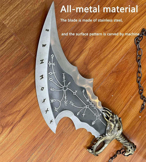 God of War Kratos' Blades of Chaos 21" Metal Replica Stainless Steel By Cosplay sword
