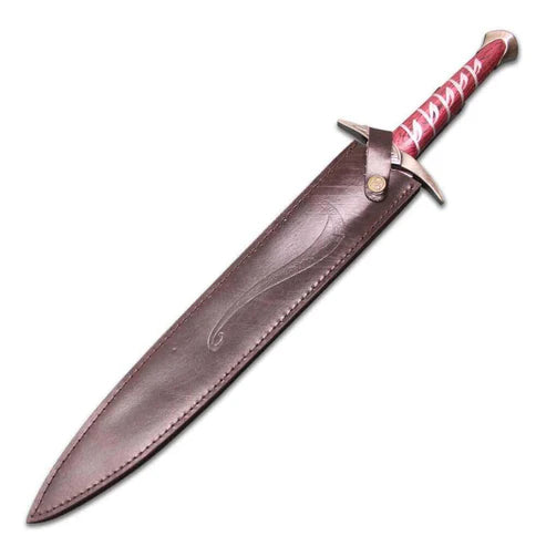 Handmade Damascus Steel Sting Sword of Lord of the Rings Replica By Cosplay Swords