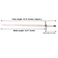 Handmade Witcher Silver Sword Replica Edition with White Scabbard By Cosplay Swords
