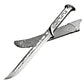 11" Handmade Elvish Medieval Dagger Stainless Steel Fantasy Blade with Scabbard