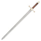 40.5” Mount Carmel Medieval Sword Stainless Steel Blade with Premium Wood Handle