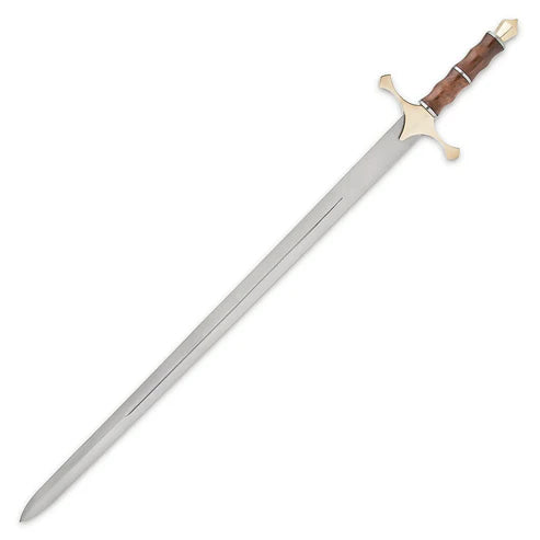 40.5” Mount Carmel Medieval Sword Stainless Steel Blade with Premium Wood Handle