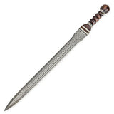 25.75" Historical Damascus Gladiator Sword Heartwood Handle By Cosplay Swords