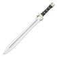 26.5” Handmade Authentic Celtic Dress Sword Stainless Steel Blade with Leather Scabbard 