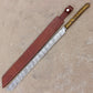 28" Stunning Full Tang Damascus Steel Machete Sword Heavy Duty Cosplay Swords