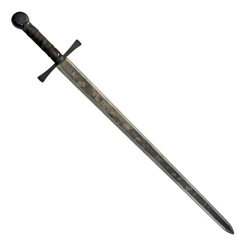 41” Hand Forged High Carbon Steel Rustic Broad Sword By Cosplay Swords