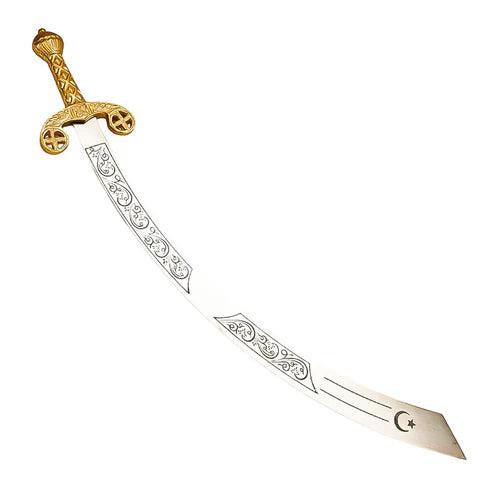 36” Belly Dancing Mystical Etched Scimitar of Balance Sword by Cosplay Swords