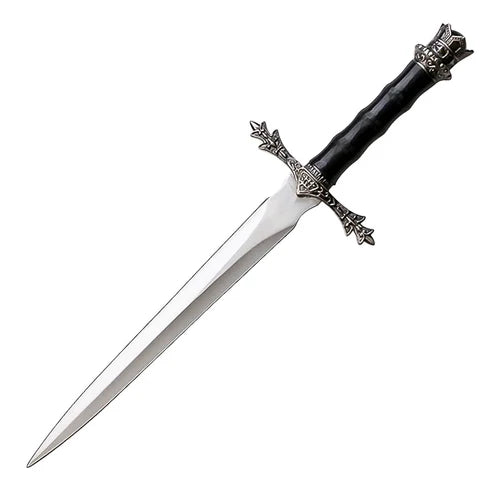 13.5” King Arthur Historical Short Sword Satin Finish Stainless Steel Collectors by Cosplay Swords