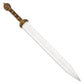 Roman Gladiator Spartan Gladius Sword 30.75" Polished Stainless Steel Blade with Leather Scabbard