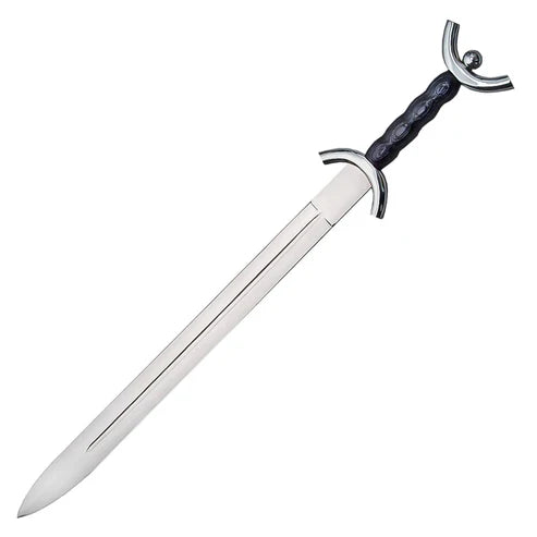 31" Handmade Black Celtic Sword Stainless Steel Medieval By Cosplay Swords