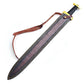 32" Handmade Damascus Steel Roman Spatha Sword Historical Replica By Cosplay Swords