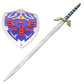 Skyward Edition Master Sword & Hylian Shield Replica Breath of the Wild  By Cosplay Sword