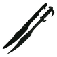 300 King Leonidas Spartan Sword Black Edition Replica By Cosplay Swords