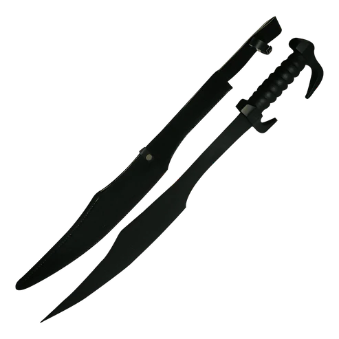 300 King Leonidas Spartan Sword Black Edition Replica By Cosplay Swords