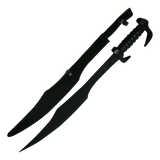 300 King Leonidas Spartan Sword Black Edition Replica By Cosplay Swords