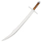 32” Imperial Knight Fantasy Scimitar Heavy Stainless Steel Sword with Heartwood Handle