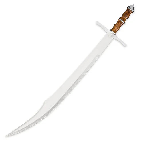 32” Imperial Knight Fantasy Scimitar Heavy Stainless Steel Sword with Heartwood Handle