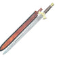 33" Handmade Damascus Steel Combat Hunting Sword Double Edge By Cosplay Swords