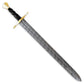 33" Handmade Damascus Steel Medieval Arming Sword Heritage By Cosplay Swords