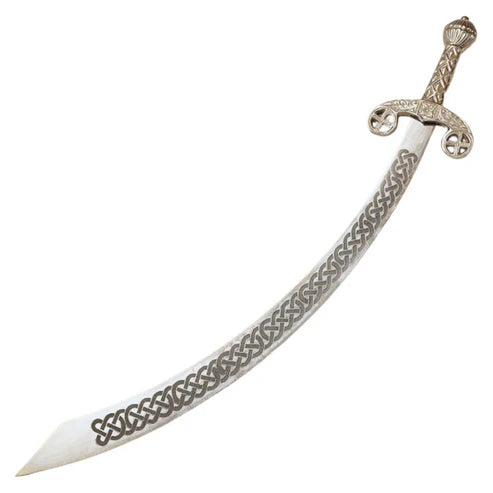 36” Belly Dance Scimitar Celtic Etched Blade Performance Sword by Cosplay Swords