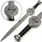 39" Custom Handmade Damascus Steel Viking Sword Historical Medieval Cosplay Swords