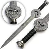 39" Custom Handmade Damascus Steel Viking Sword Historical Medieval Cosplay Swords