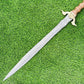 32" Handmade Damascus Steel Viking Sword Historical Medieval By Cosplay Swords