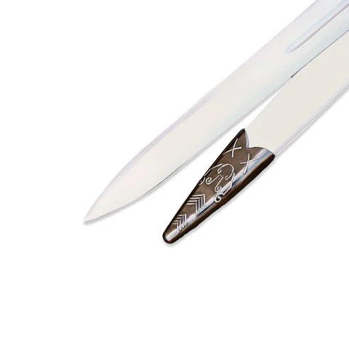 Handmade Witcher Silver Sword Replica Edition with White Scabbard By Cosplay Swords