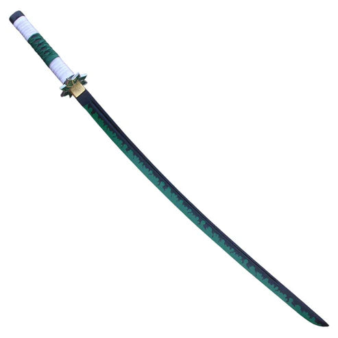 Sanemi Shinazugawa Wind Pillar Nichirin Sword 41" Full Tang Carbon Steel Demon Slayer Katana