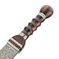 25.75" Historical Damascus Gladiator Sword Heartwood Handle By Cosplay Swords