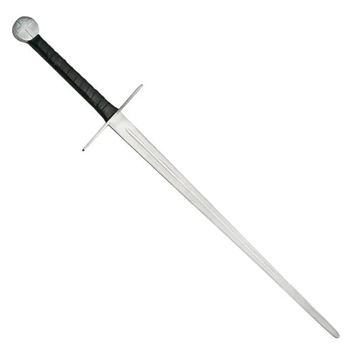 43” Handmade Medieval Cross Sword Stainless Steel Longsword with Scabbard by Cosplay Swords