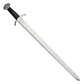 39” Handmade Stainless Steel Viking Sword Norse Chieftain Replica with Scabbard by Cosplay Swords