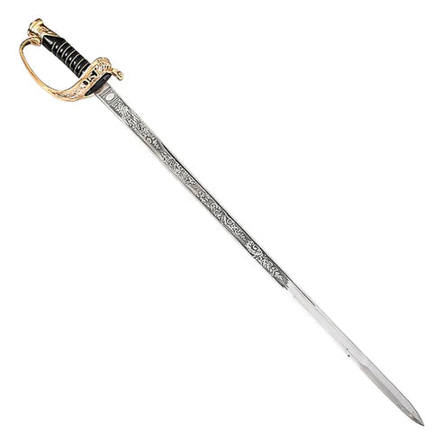 36" Custom US Staff Officer's Sword Handmade Stainless Steel Union Replica by Cosplay Swords