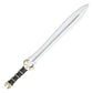 26.5” Handmade Authentic Celtic Dress Sword Stainless Steel Blade with Leather Scabbard