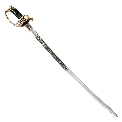 41" Handmade Shelby Officer's Civil War Sword Stainless Steel Saber by Cosplay Swords