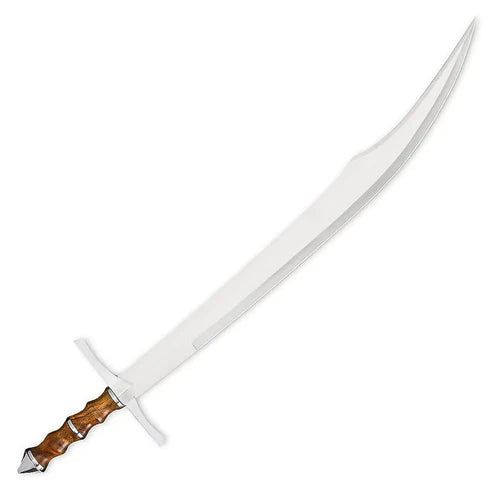32” Imperial Knight Fantasy Scimitar Heavy Stainless Steel Sword with Heartwood Handle