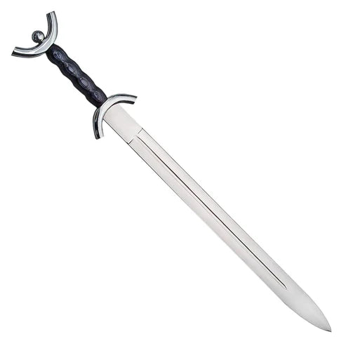 31" Handmade Black Celtic Sword Stainless Steel Medieval By Cosplay Swords