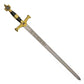 34" Gold Star of David Ceremonial Sword Stainless Steel Medieval By Cosplay Swords
