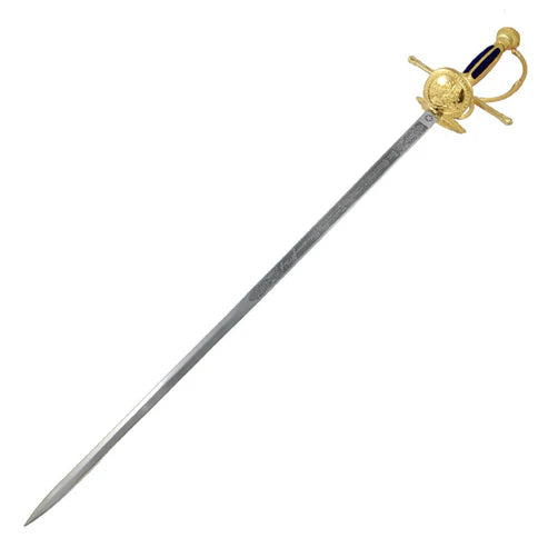 Handmade Spanish Musketeer Quixote Rapier Double Head Sword by Cosplay Swords
