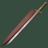 40" Einherjar Blade of Valhalla Damascus Steel Viking Longsword By Cosplay Swords